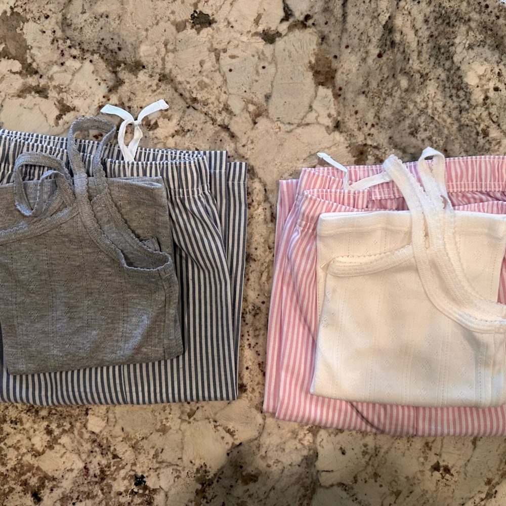 GAP Kids Pajama Set - Gray, Blue, Pink, White